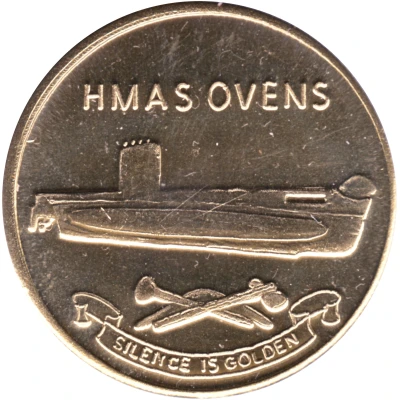 Medal - WA - Museum; HMAS Ovens (Tourist Souvenir) ND front