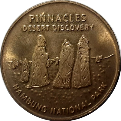 Medal - WA - Pinnacles Desert Discovery (Tourist Souvenir) ND front