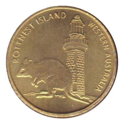 Medal - WA - Rottnest Island (Tourist Souvenir) ND front