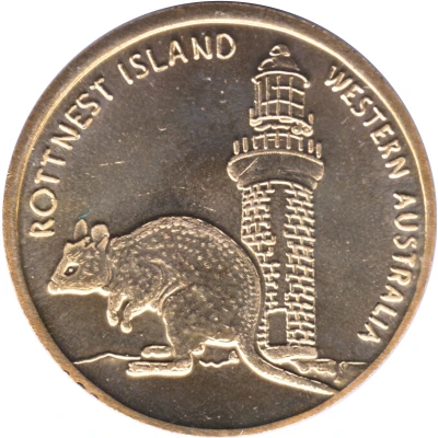 Medal - WA - Rottnest Island (Tourist Souvenir) ND front