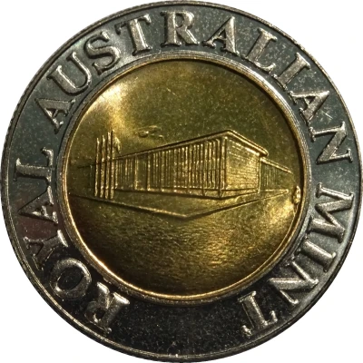 Medal - Welcome to Canberra RAM Bimetalic Mint Token ND front