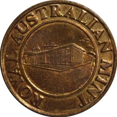 Medal - Welcome to Canberra RAM Bronze Mint Token ND front