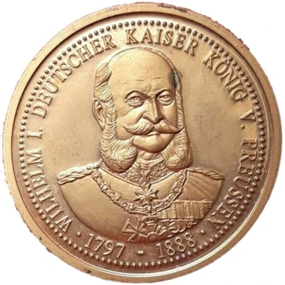 Medal - Wilhelm I Coronation in Versailles ND front