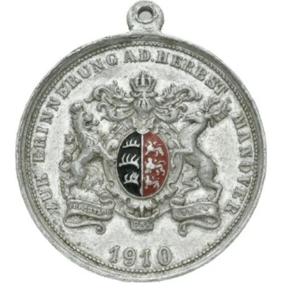 Medal - Wilhelm II - War Game exercise back