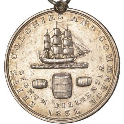 Medal - William IV Saint Christopher Agricultural Association back