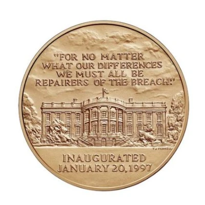 Medal - William J. Clinton (Second Term) ND back