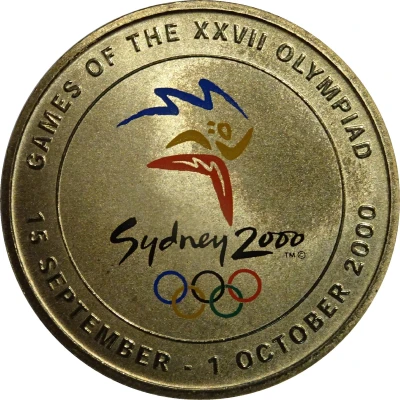 Medal - XXVII Olympic Games Sydney 2000 Emblem front