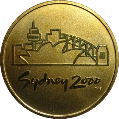 Medal - XXVII Olympic Games Sydney 2000 Emblem back