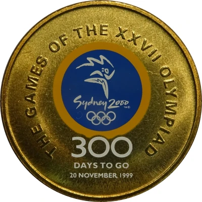 Medal - XXVII Olympic Games Sydney 300 Days to Go front