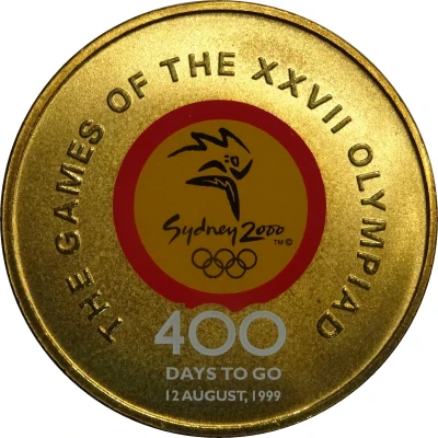 Medal - XXVII Olympic Games Sydney 400 Days to Go front