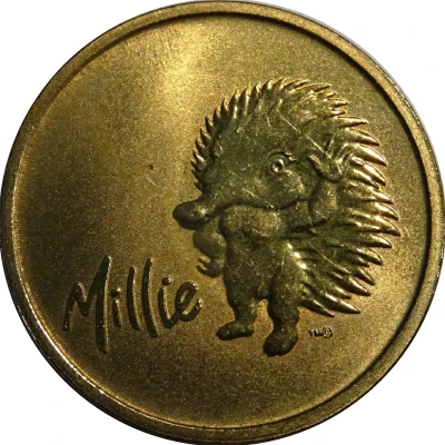 Medal - XXVII Olympic Games Sydney Mascot Millie Echidna; ANDA front