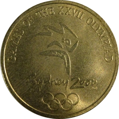 Medal - XXVII Olympic Games Sydney Mascot Millie Echidna; ANDA back