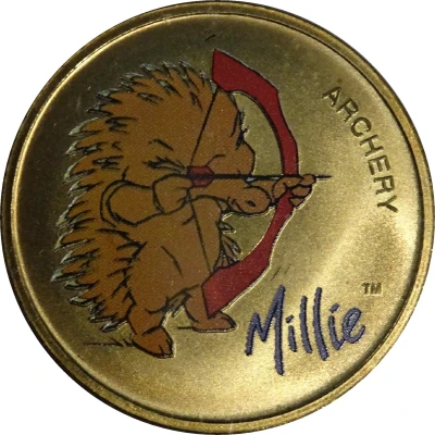 Medal - XXVII Olympic Games Sydney Millie - Archery back