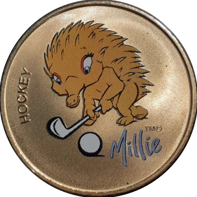 Medal - XXVII Olympic Games Sydney Millie Hockey - Alternate Version back