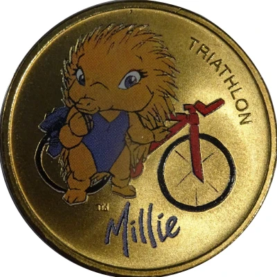 Medal - XXVII Olympic Games Sydney Millie - Triathlon back