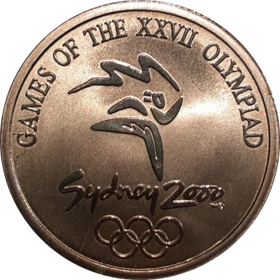 Medal - XXVII Olympic Games Sydney Olly Badminton - Alternate Version front