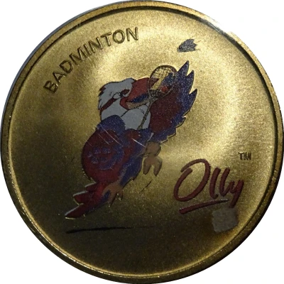 Medal - XXVII Olympic Games Sydney Olly - Badminton back