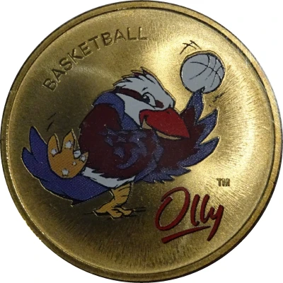 Medal - XXVII Olympic Games Sydney Olly - Basketball back