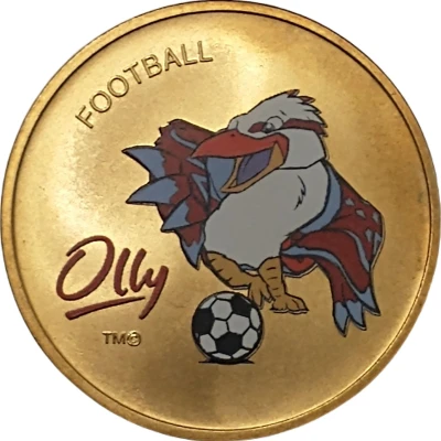 Medal - XXVII Olympic Games Sydney Olly - Football - Alternate Version back