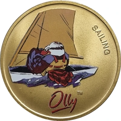 Medal - XXVII Olympic Games Sydney Olly - Sailing back