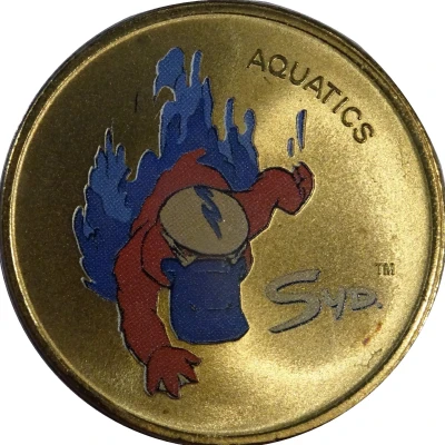 Medal - XXVII Olympic Games Sydney Syd - Aquatics back