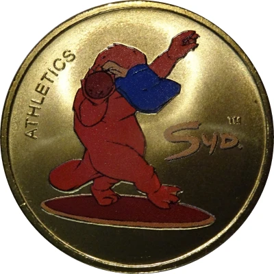 Medal - XXVII Olympic Games Sydney Syd - Athletics back