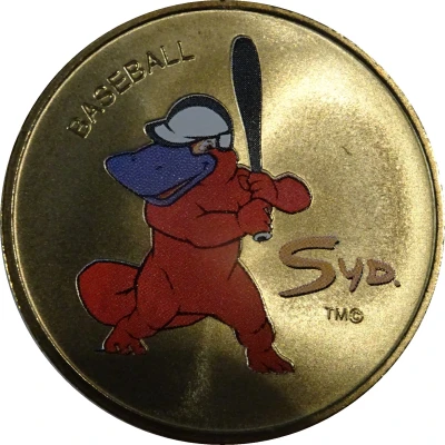 Medal - XXVII Olympic Games Sydney Syd Baseball - Alternate Version back