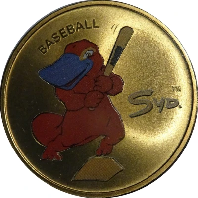 Medal - XXVII Olympic Games Sydney Syd - Baseball back