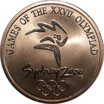 Medal - XXVII Olympic Games Sydney Syd Cycling - Alternate Version front