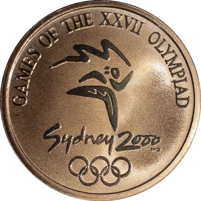 Medal - XXVII Olympic Games Sydney Syd Equestrian - Alternate Version front