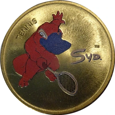 Medal - XXVII Olympic Games Sydney Syd - Tennis back