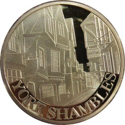 Medal - York Shambles (Gold coloured) ND front