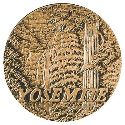 Medal - Yosemite National Park Centennial ND front