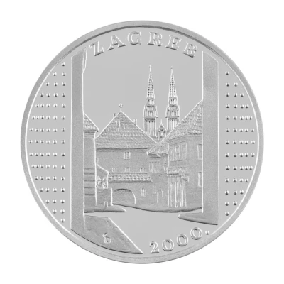 Medal - Zagreb Stone Gate Silver front