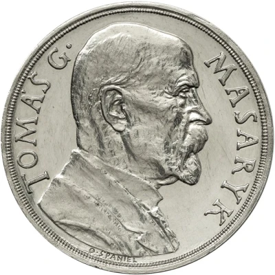 Medal for the 85th birthday of T. G. Masaryk front