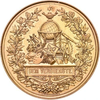 Medal of merit for art and science - Wilhelm II ND back