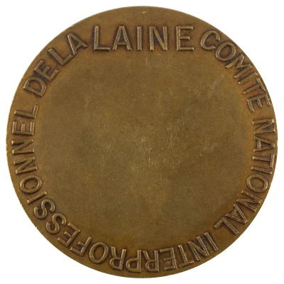 Medal of the National Interprofessional Wool Committee – by François De Hérain ND back