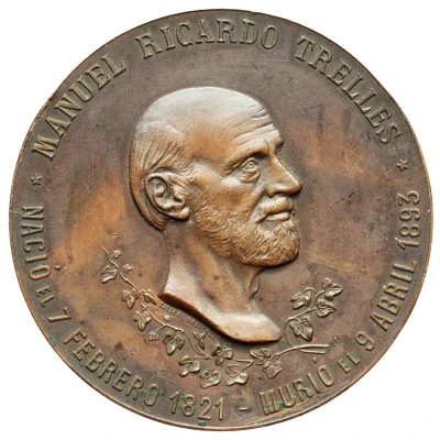 Medal to the death of Manuel Ricardo Trelles front