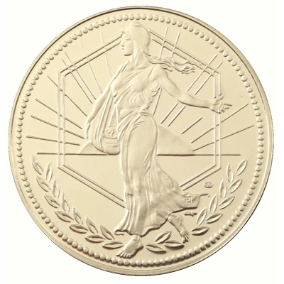 Medal - €uro - Euro semeuse essai silver front