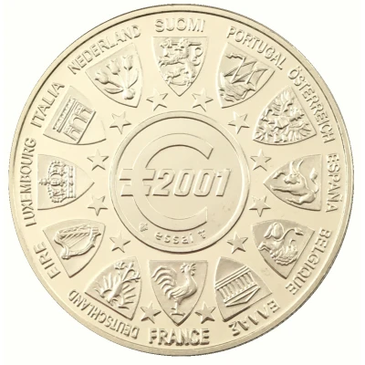 Medal - €uro - Euro semeuse essai silver back