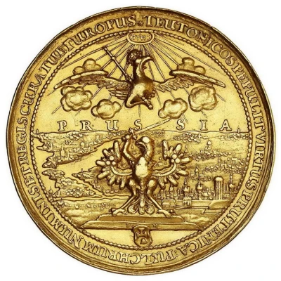 Medal - wagi 15 dukatów - Jan II Kazimierz Waza front