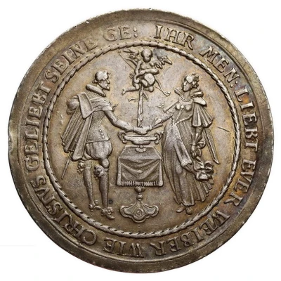 Medal zaślubinowy - Władysław IV Waza Gdańsk ND front