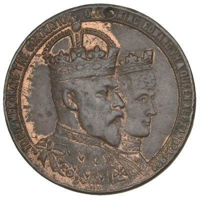 Medalet - Edward VII Coronation; Dundee front