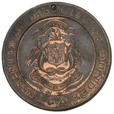 Medalet - Edward VII Coronation; Dundee back