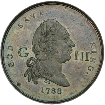 Medalet - George III Recovery; bronze front