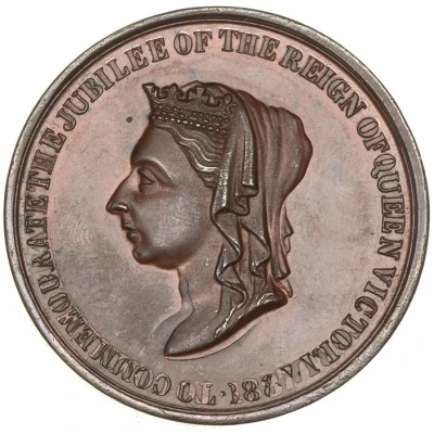 Medalet - Victoria Golden Jubilee; Stokes front