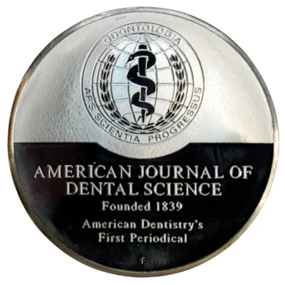 Medallic History of Dentistry American Journal of Dental Science back