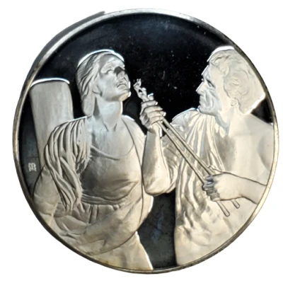 Medallic History of Dentistry Saint Apollonia front
