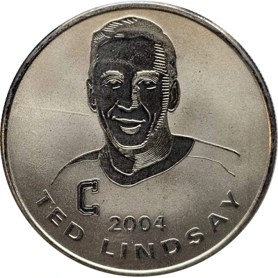 Medallion - 2004 NHL All-Stars Ted Lindsay front