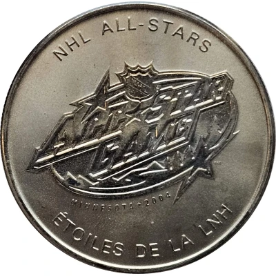 Medallion - 2004 NHL All-Stars Ted Lindsay back